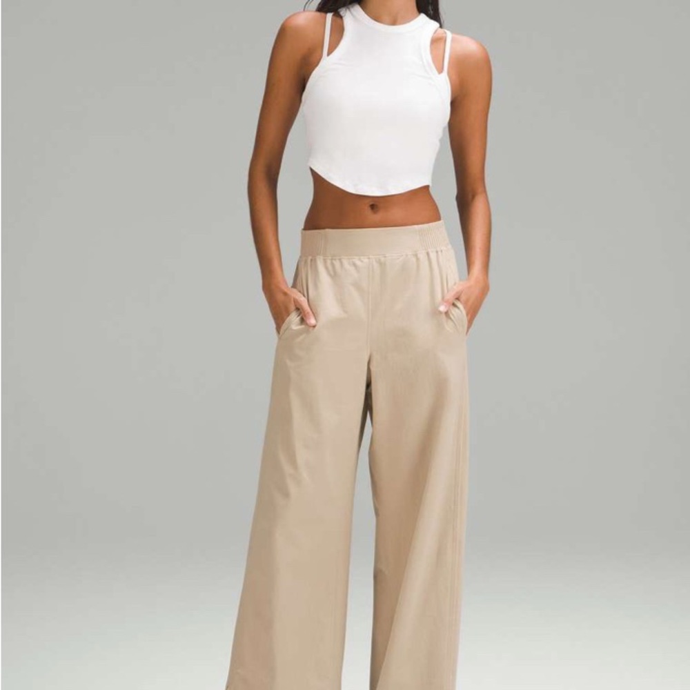 lululemon athletica Cream Wide Leg Pants